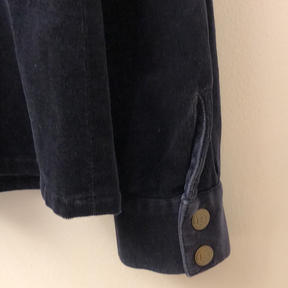 🌺 > Northern Traditions Vintage Western Corduroy Collared Button Down Shirt 10 - Picture 4 of 6